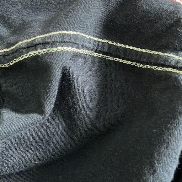 Spirit of America American Flag Raised Eagle Raw hem Great Patriotic Unisex - Picture 6 of 6